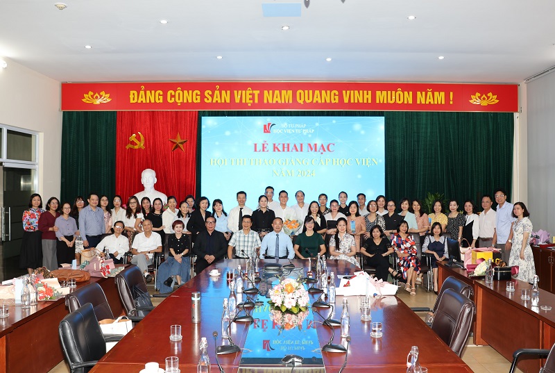 Học viện Tư pháp: Khai mạc Hội thi thao giảng cấp Học viện năm 2024